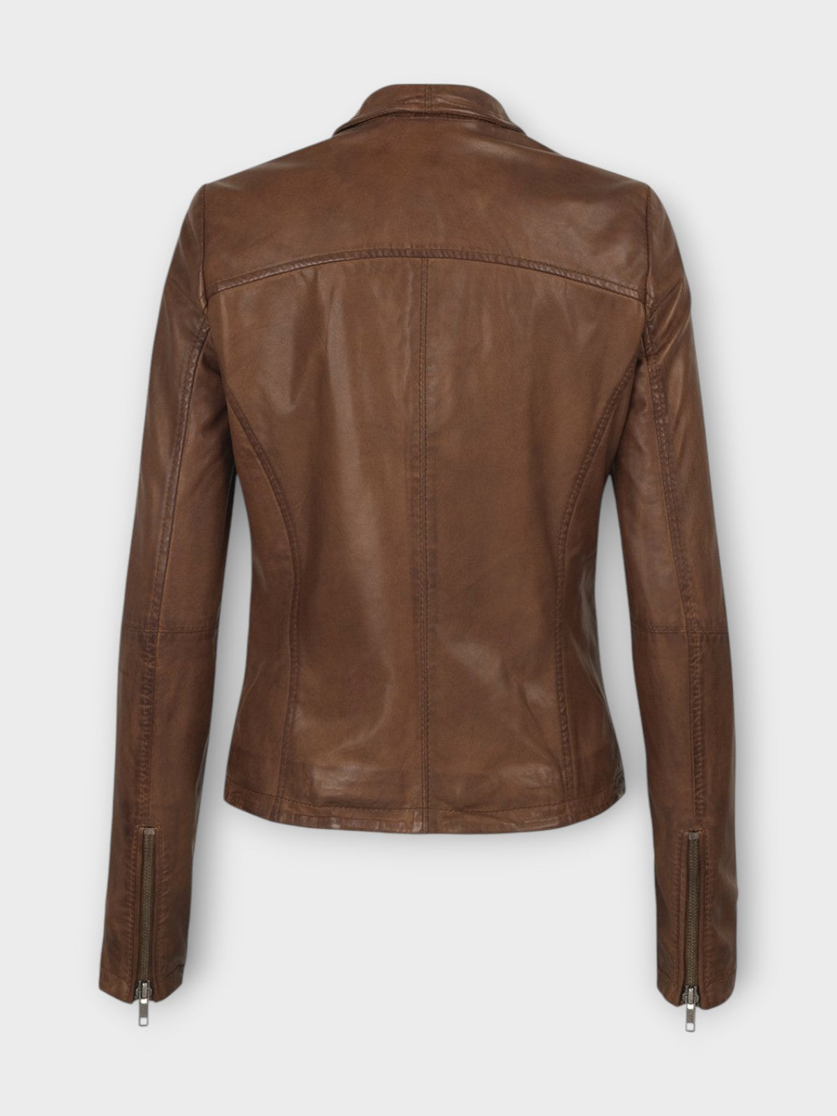 Women's Brown Leaher Jacket
