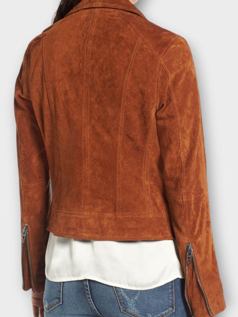 Women's Suede Leather Jacket