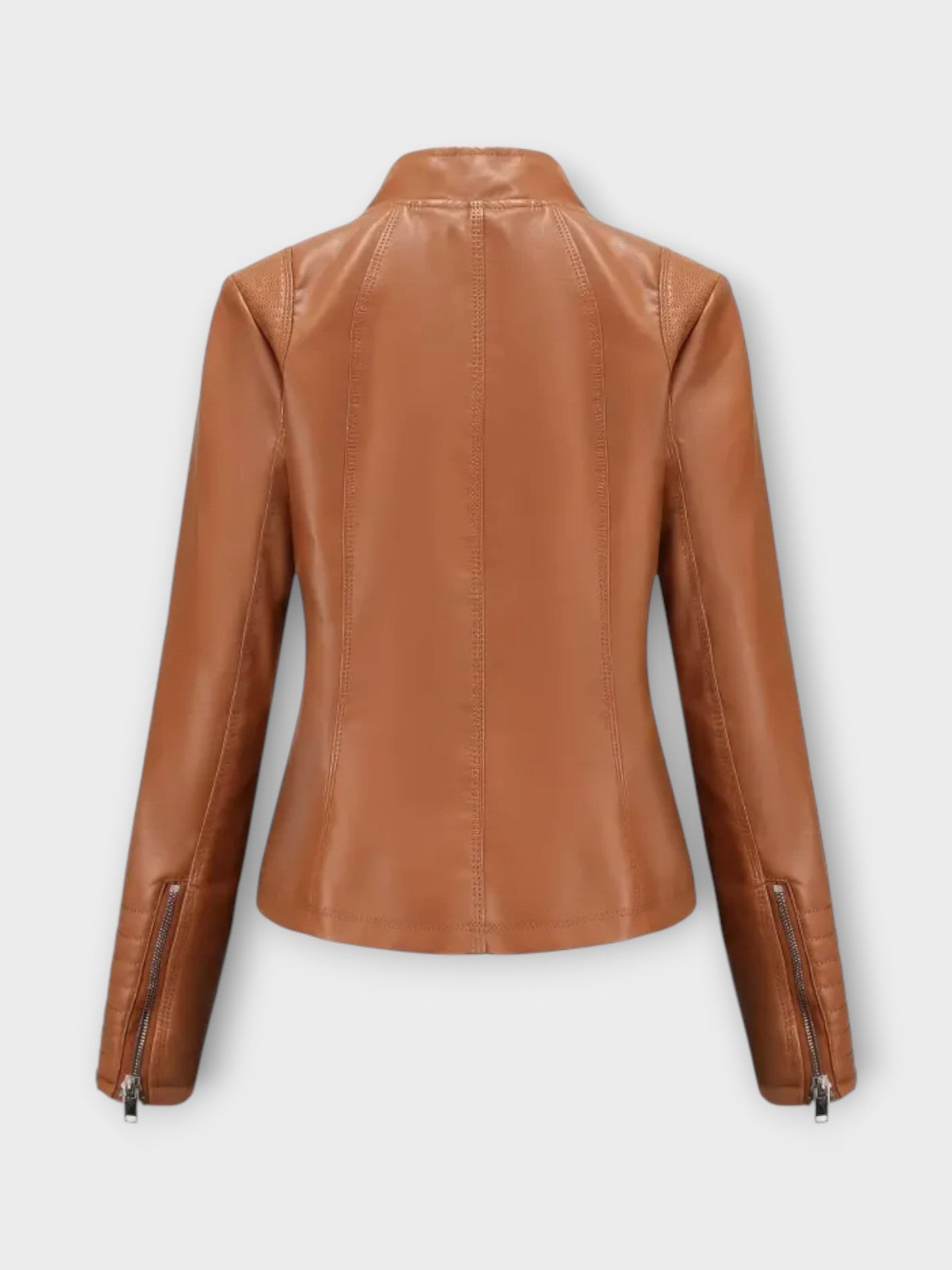 Women's Tan Leather Jacket