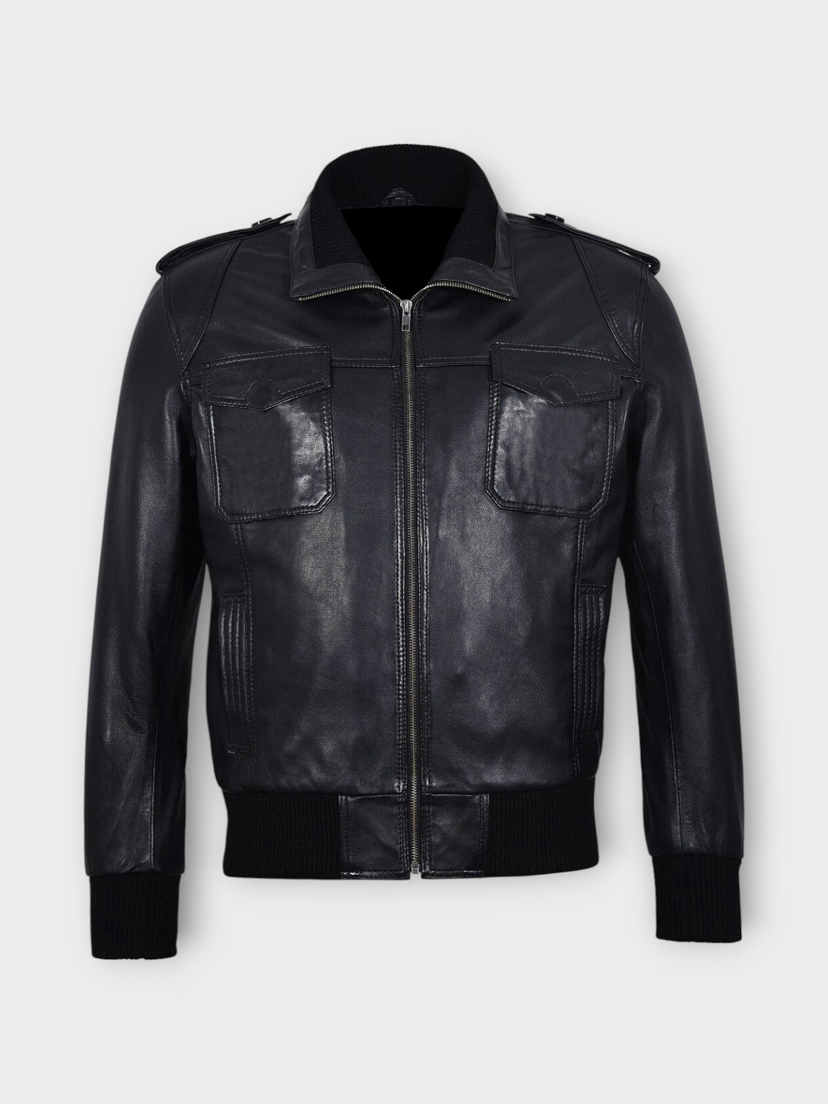 Everyday Black Bomber Jacket for Men