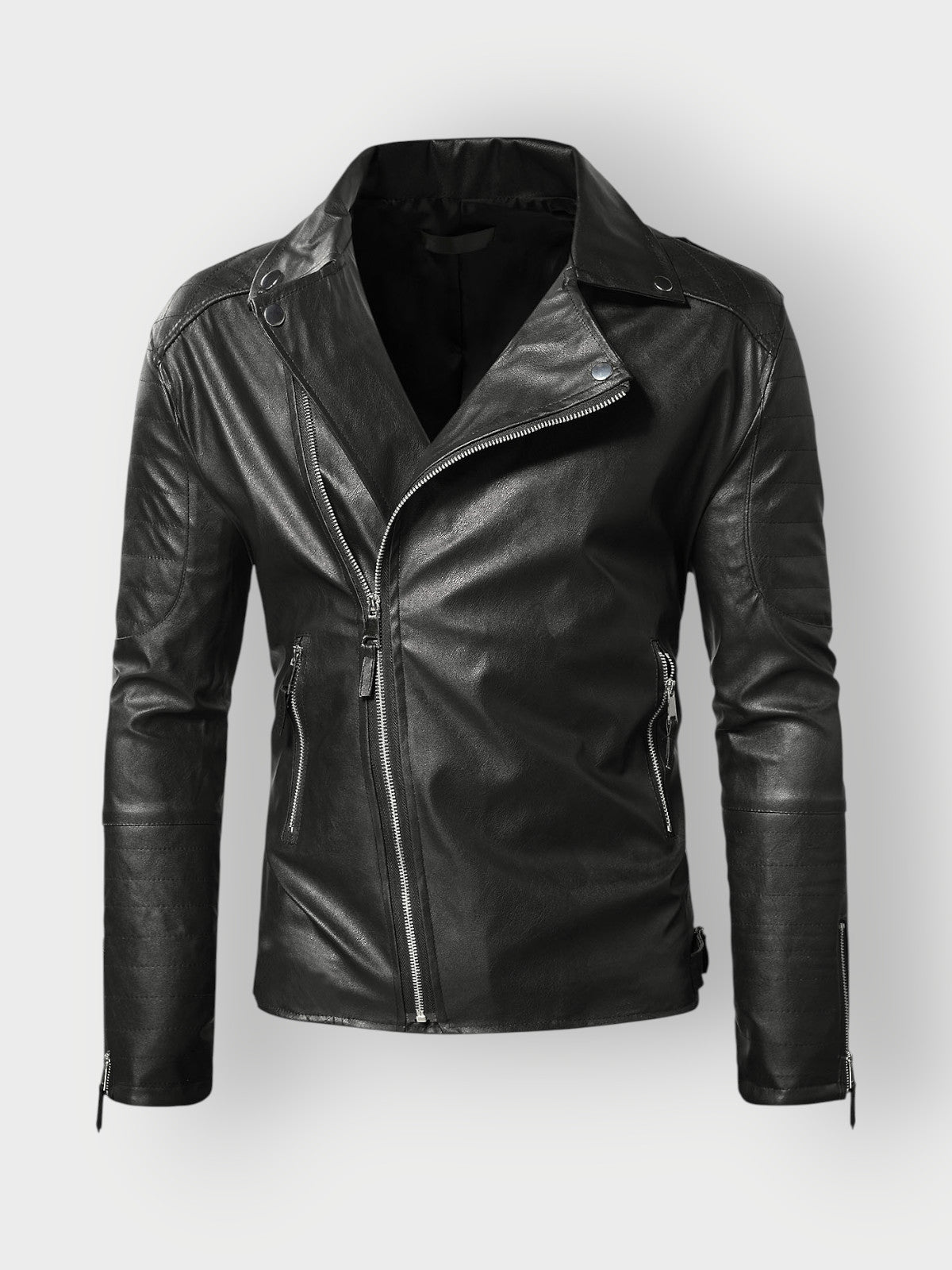 Men's Timeless Rider Black Leather Jacket