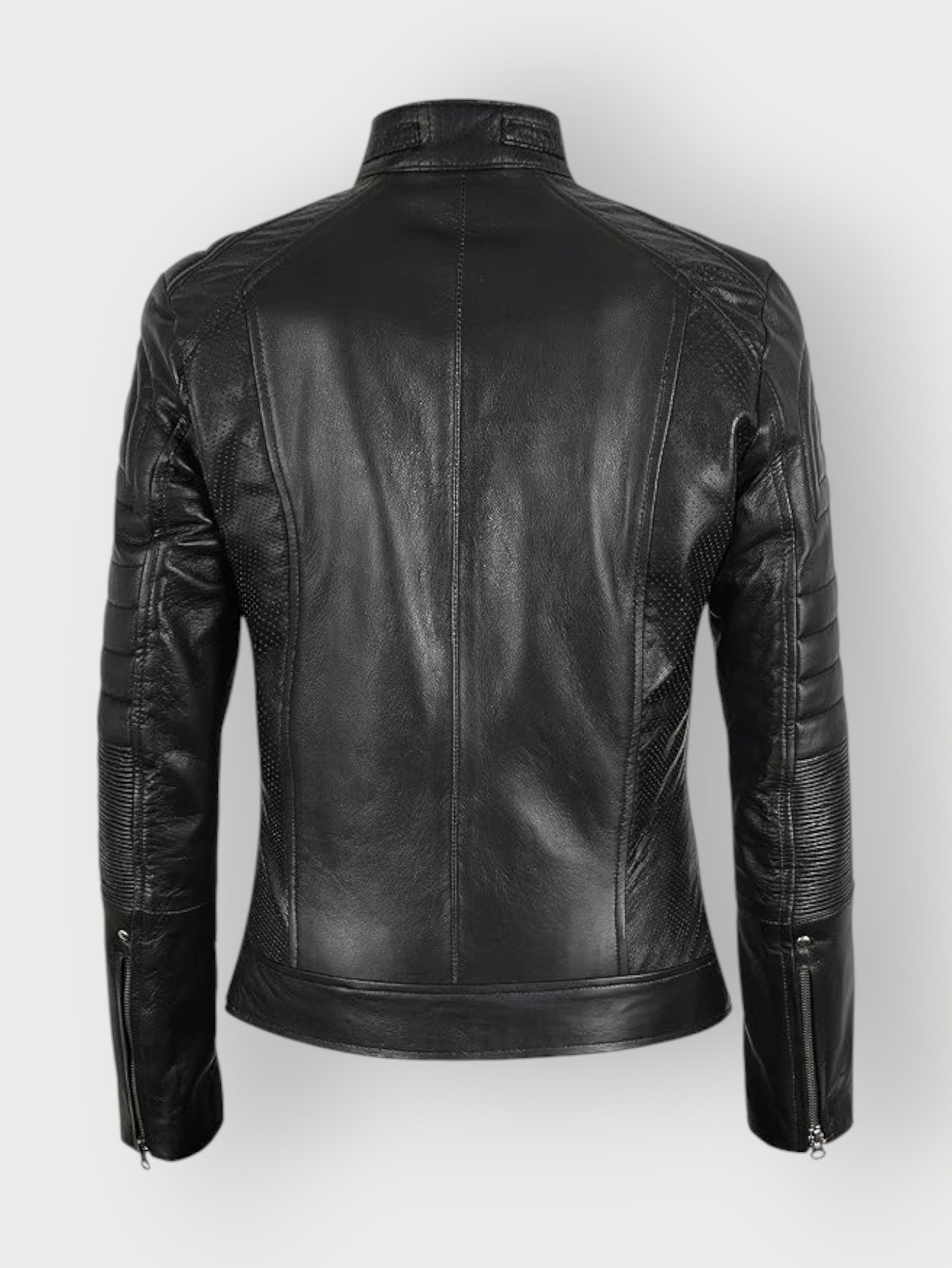 Women's Soft Sheep Motorcycle Jacket