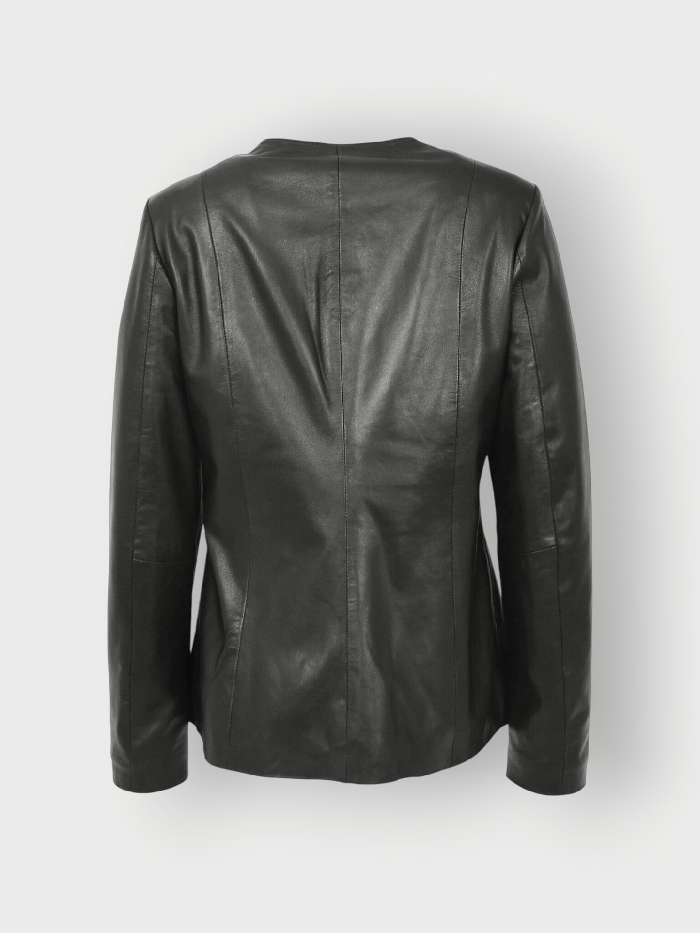 Women's Timeless Black Leather Jacket
