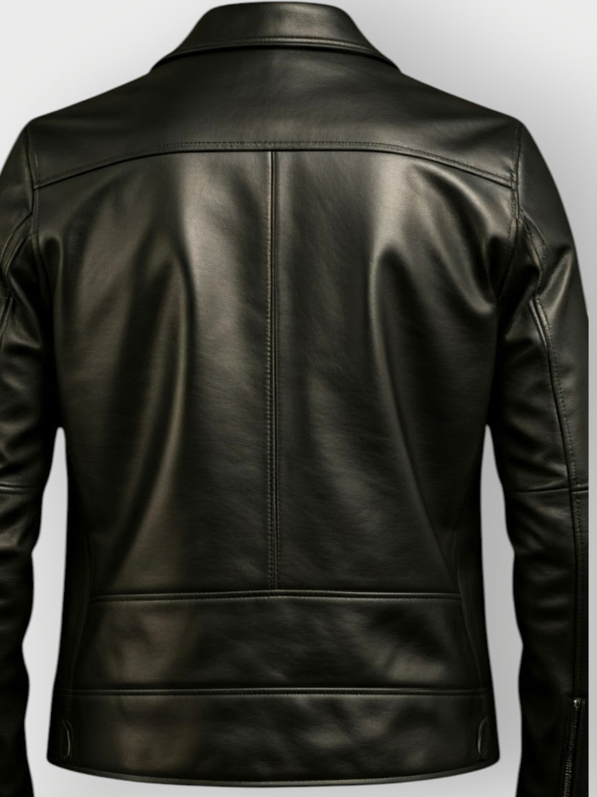 Men’s Black Classic Motorcycle Leather Jacket