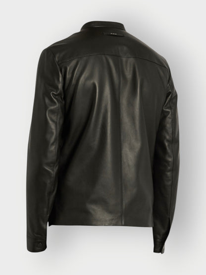 Men's Black Leather Jacket