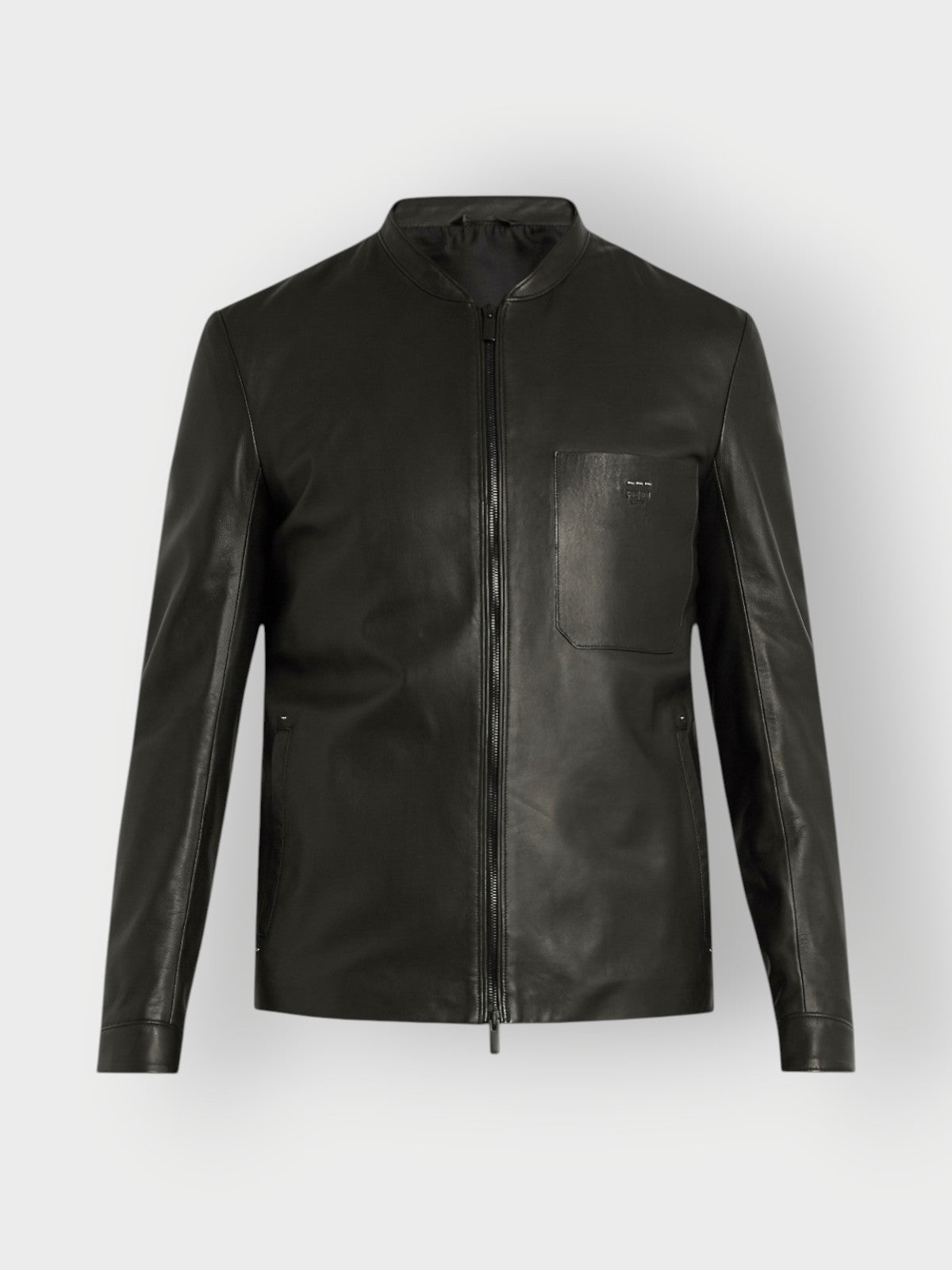 Men's Black Leather Jacket