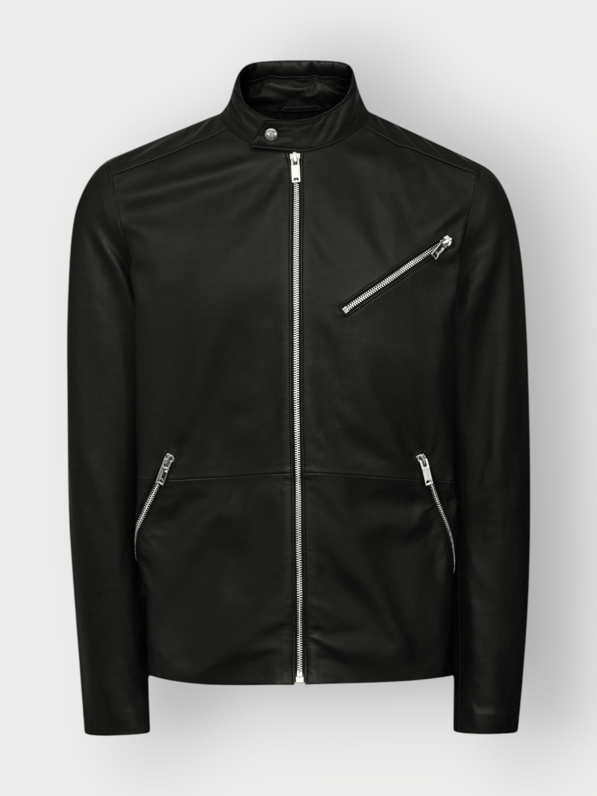 Men's Cafe Racer Leather Jacket