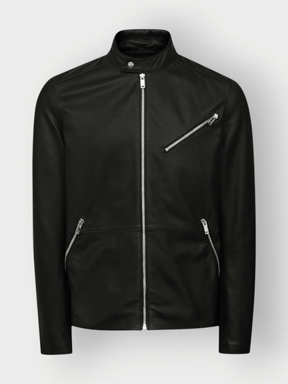 Men's Cafe Racer Leather Jacket