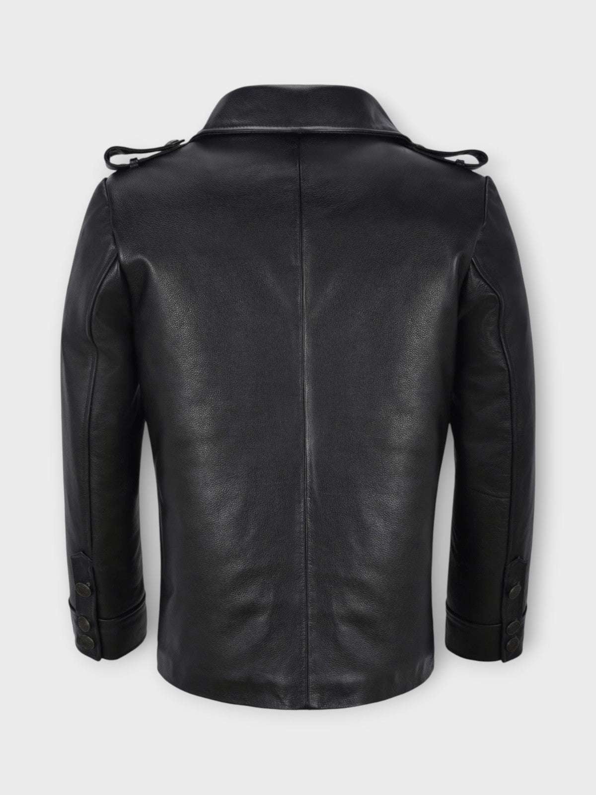 The Military-Style Leather Jacket for Men
