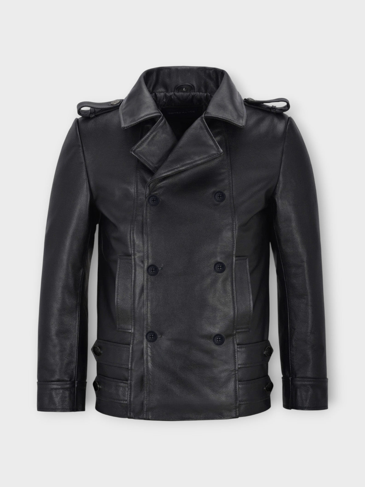 The Military-Style Leather Jacket for Men