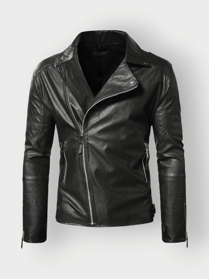 Men's Timeless Rider Black Leather Jacket