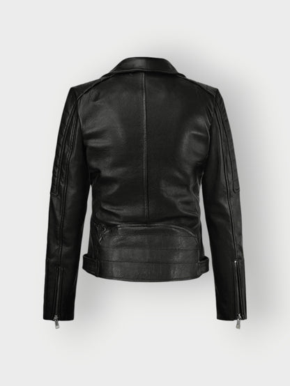 Women's Double Rider Leather Jacket