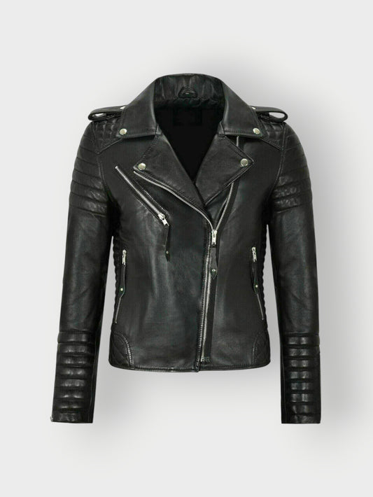 Women's Motorbike Leather Jacket