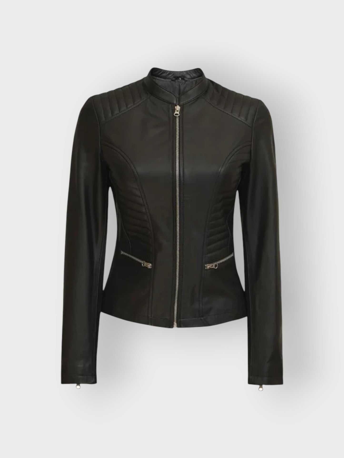 Women’s Slim Fit Moto Biker Jacket