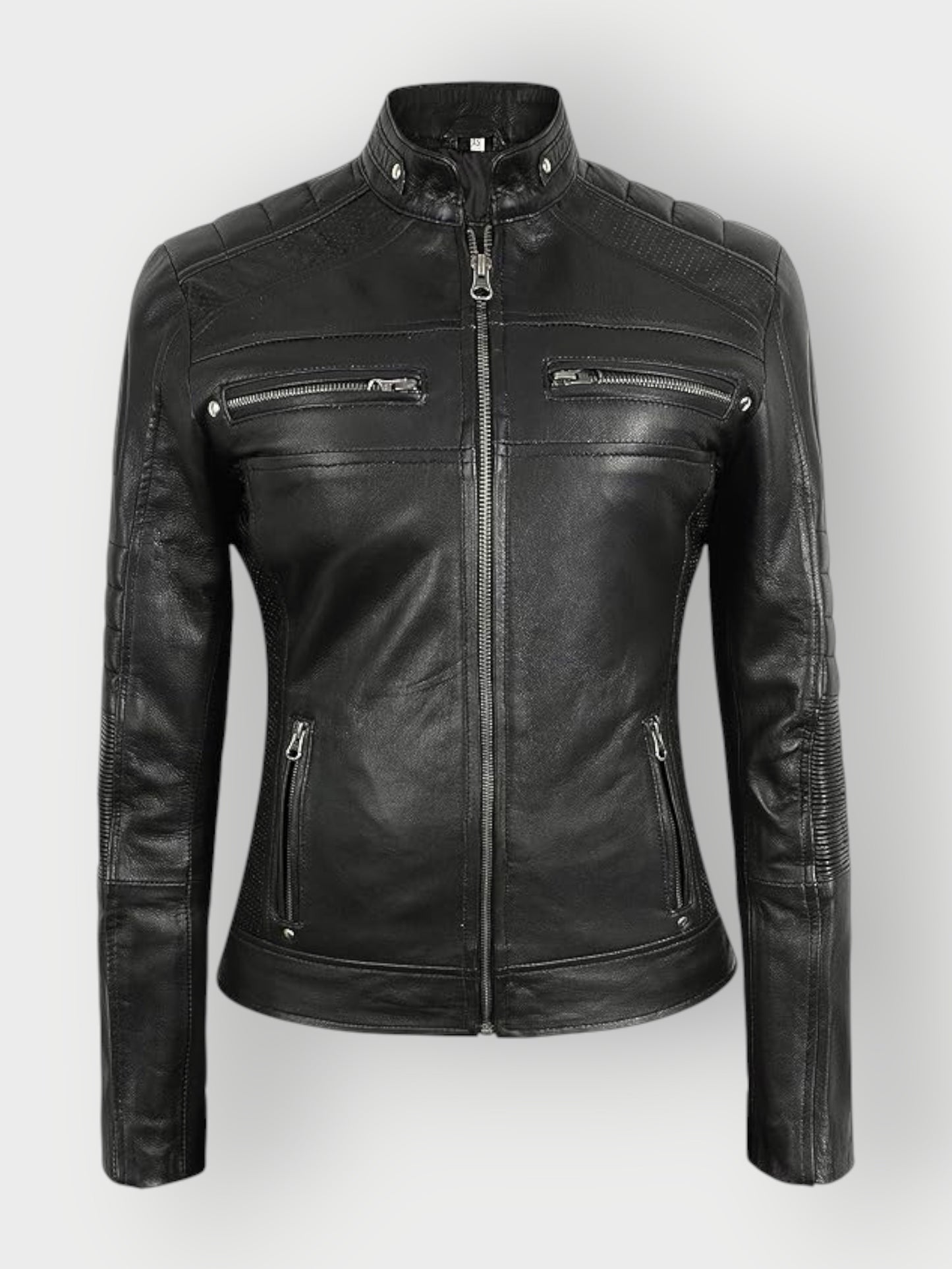 Women's Soft Sheep Motorcycle Jacket