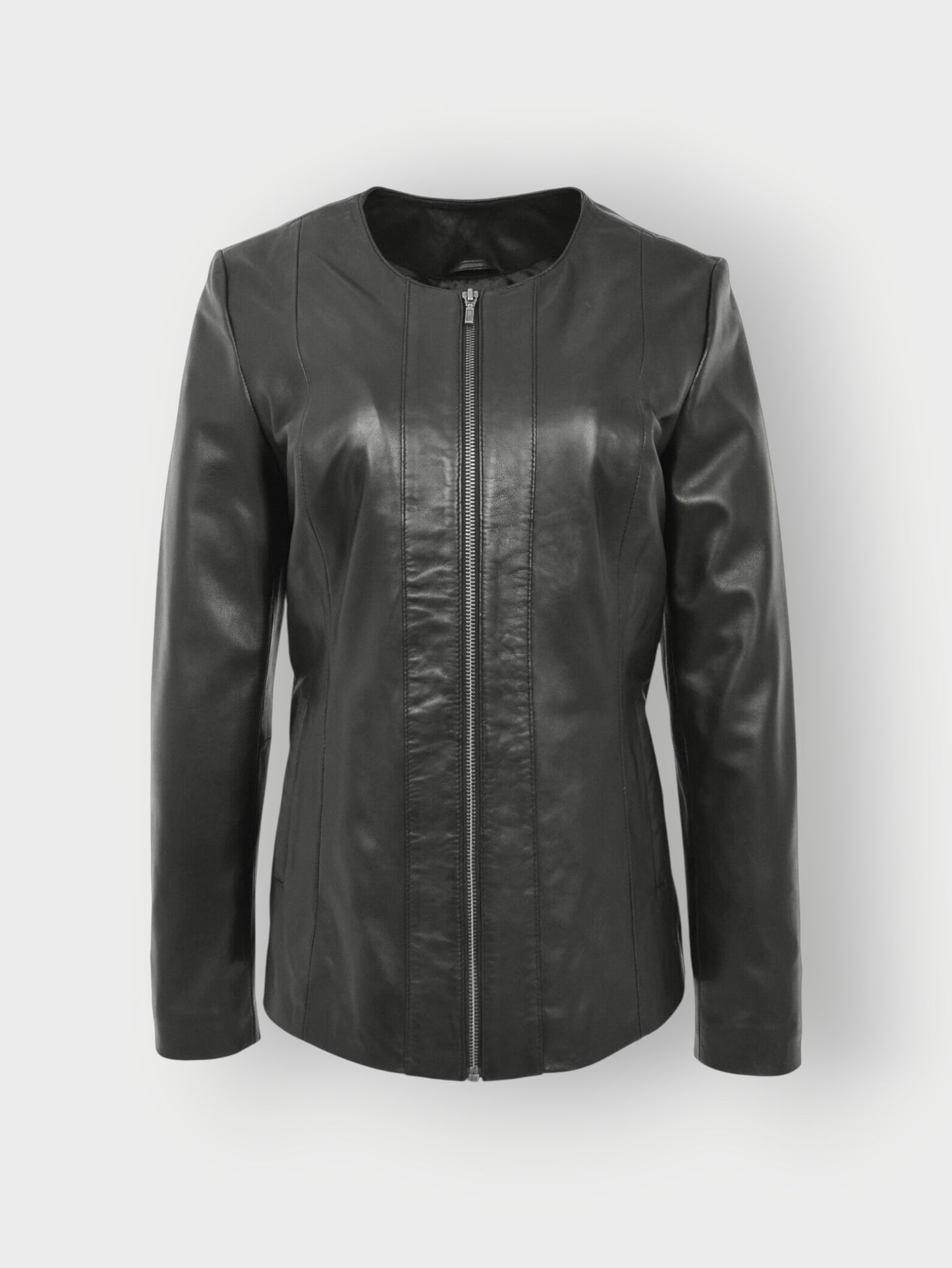Women's Timeless Black Leather Jacket